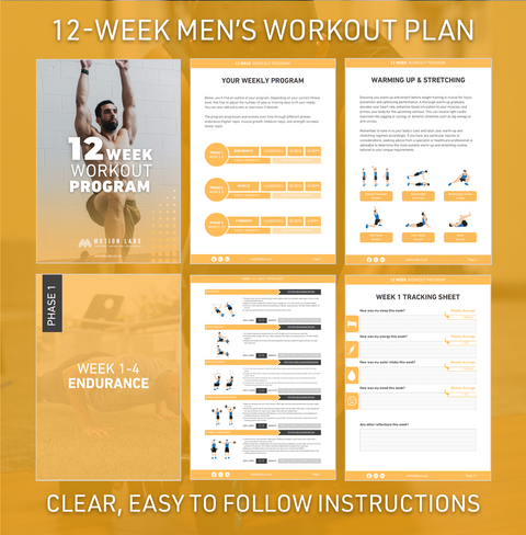 Men's 12-week body-shaping workout plan