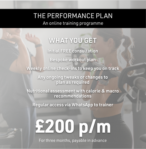 Personal Training: The Performance Plan