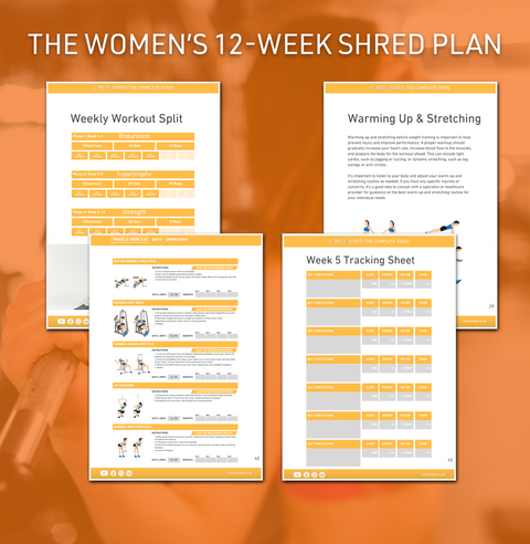 The women's 12-week shred plan